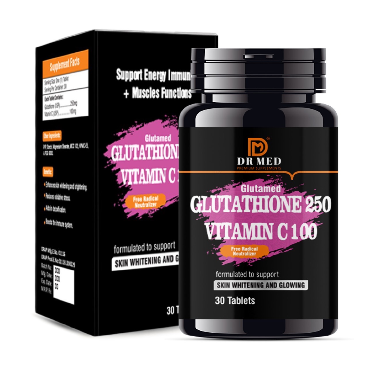 glutathione tablet in pakistan Nutrifactor Gluta Fair Pack of 3 – Radiant Skin main image 1