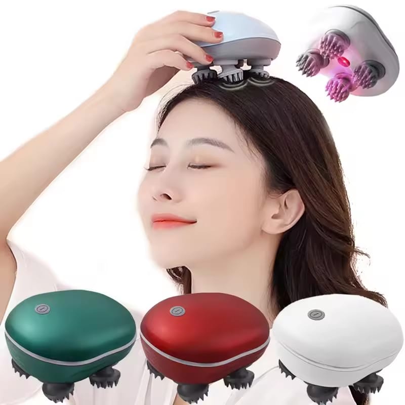 Electric Scalp Massager for Hair Growth | Wireless  Rechargeable Multi-Speed Head Massager | Smart Scalp  Massage Device for Men & Women Pakistan