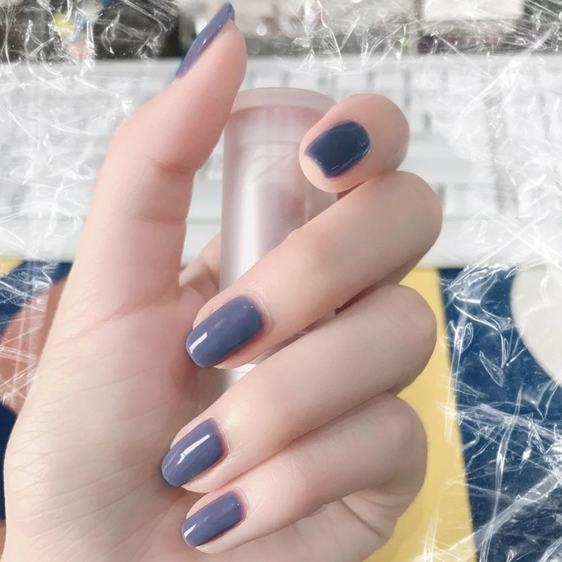 SUMMER 24 pcs Long ballet coffin nails finished manicure art