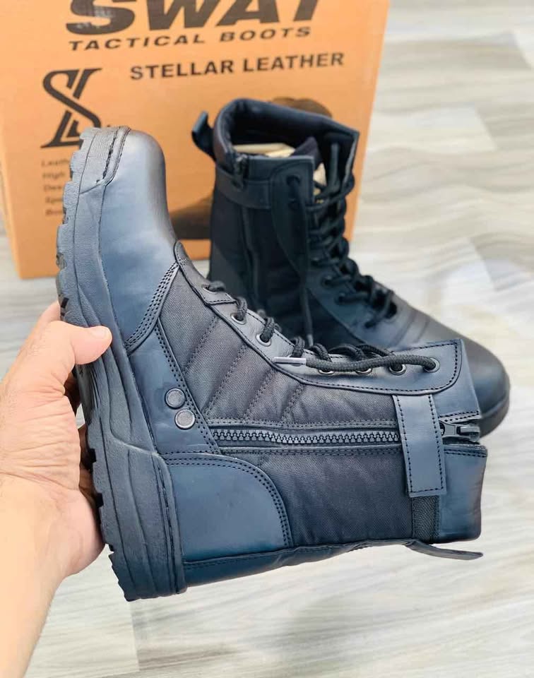 Long Combat Outdoor Hiking Winter Light Non-slip Men Desert Ankle Long Shoes Boots