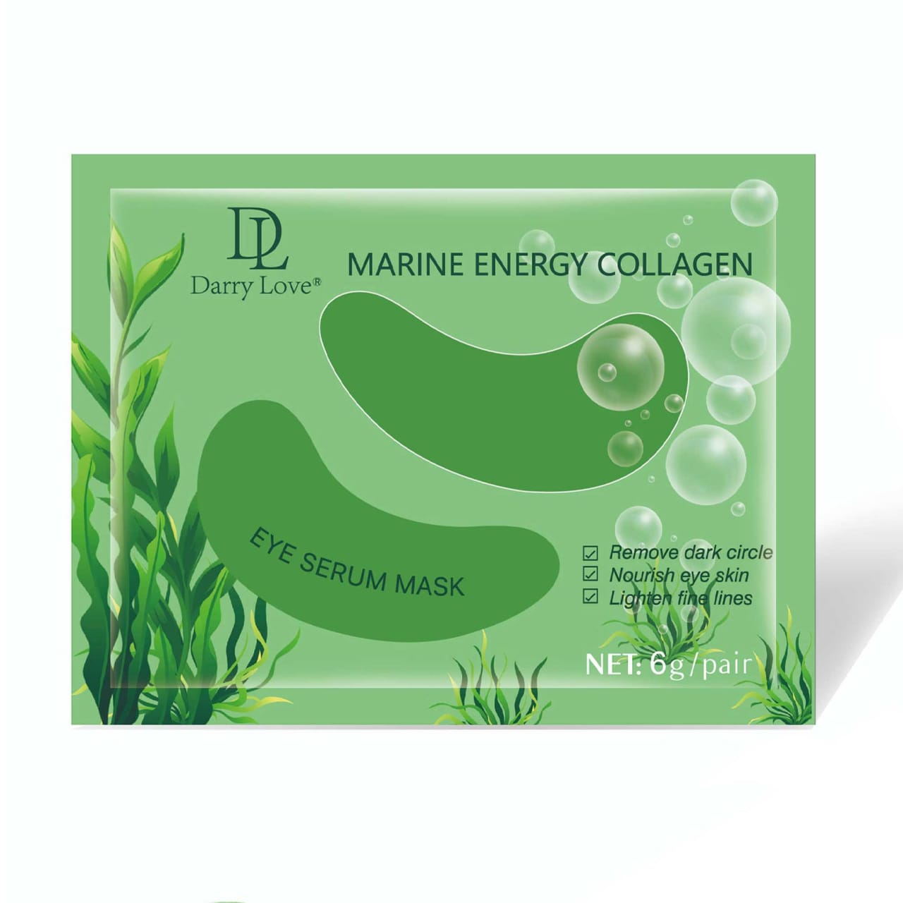 Darry Love Marine Energy Collagen Eye Serum Mask Pair