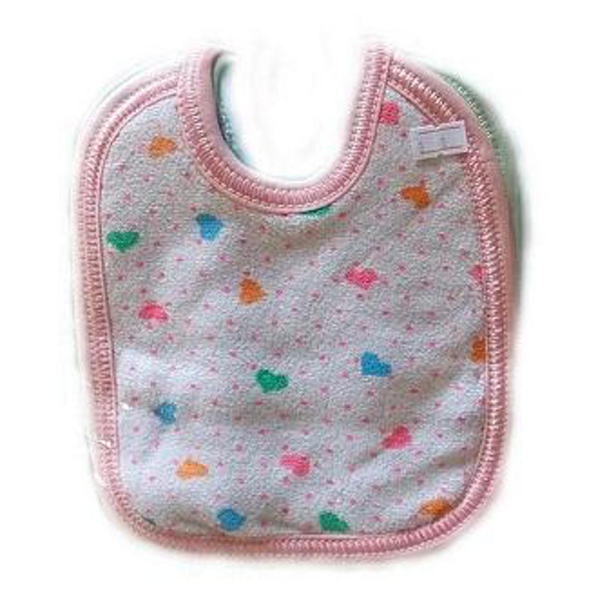 Pack Of 3 - Bib For Babies With Back Plastic
