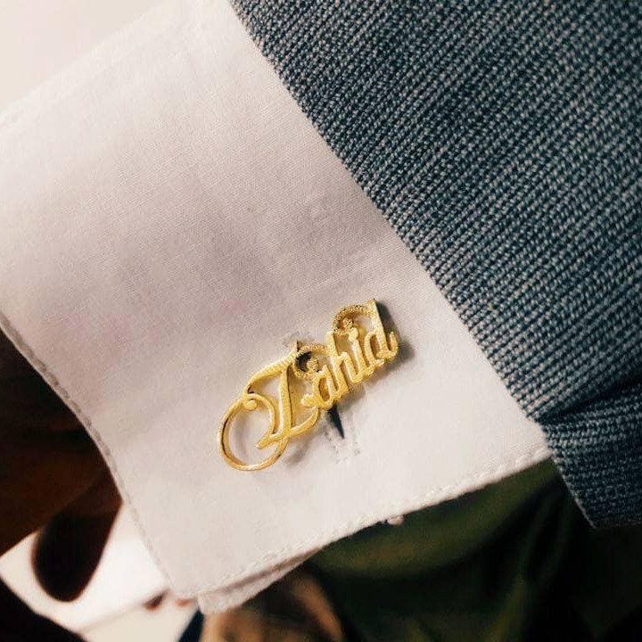 Customize Name Cufflinks, Custom Cufflinks Gift For Men
