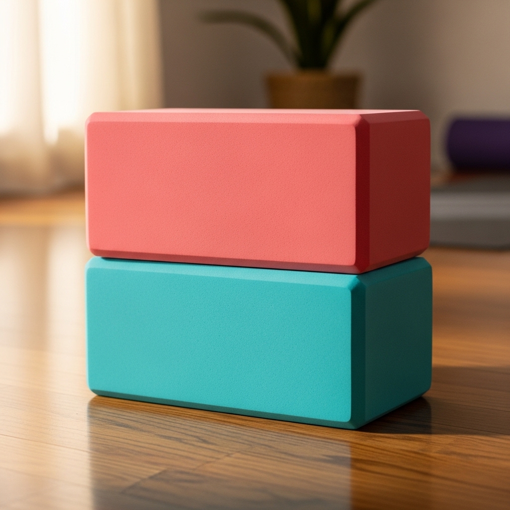 Yoga Block / Yoga Brick EVA Foam – Non-Slip, Lightweight, Durable – Best Quality for Home & Gym Use