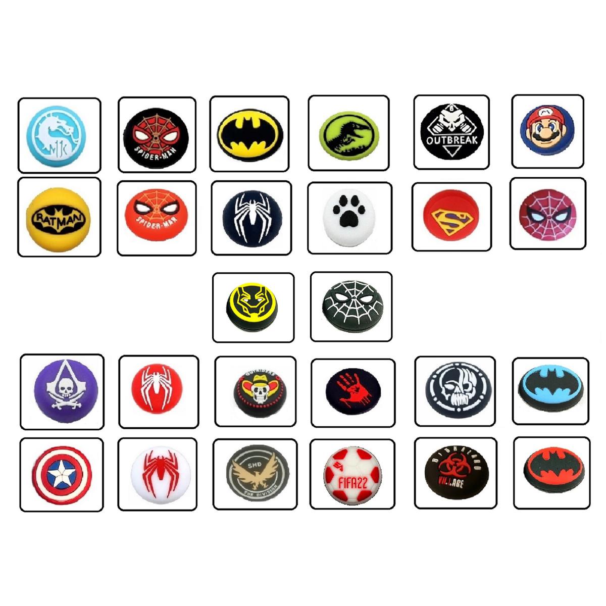 Pack of 2pc Silicone Thumb Grips Stick Caps Cover For Sony PS3, PS4, PS5, Xbox360, Xbox One & Xbox Series