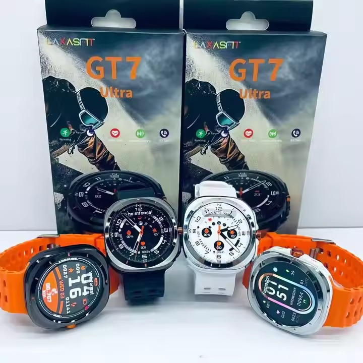 GT7 Pro Smartwatch 2026 Edition - Bluetooth Calling Watch with High Resolution HD Display & Full Metal Body - Professional Sports Activity Tracker, Heart Rate & SpO2 Oxygen Sensor - Music Control & Voice Assistant Fashionable Fitness Smart Band