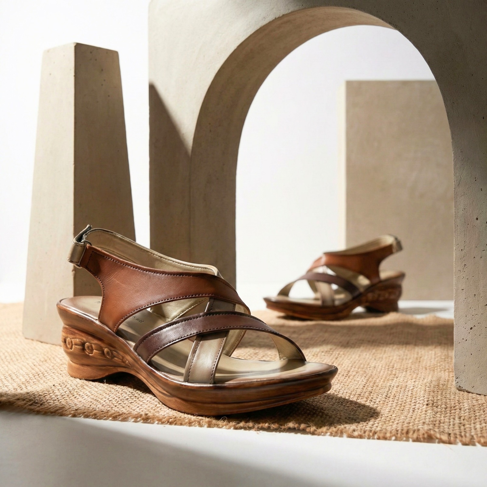 Stylish Wedge For Women or Girls-SAWA SHOES- 405