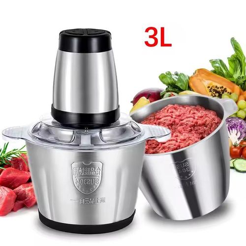 Electric Meat Chopper 3 Liter – Powerful Qeema Machine with Stainless Steel Blades & Bowl (Food Chopper Machine)