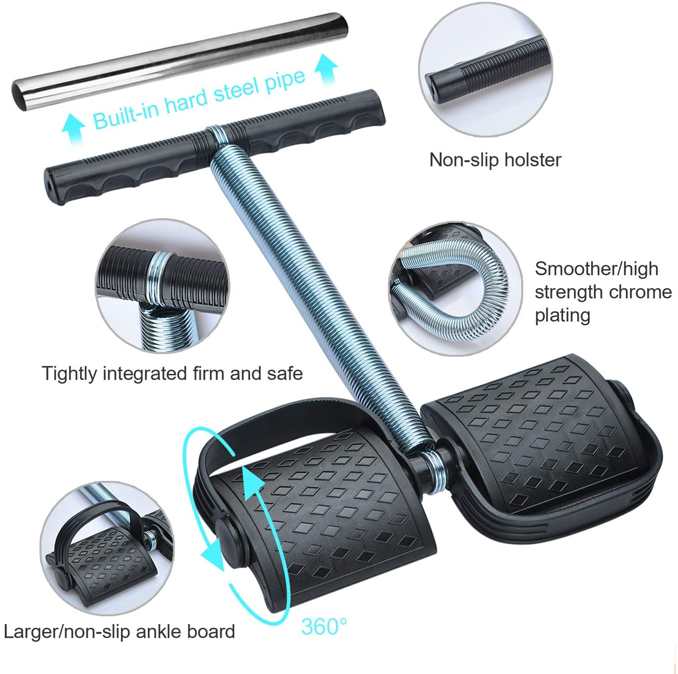 COMBO DEAL OF SINGLE SPRING TUMMY TRIMMER +TWISTER PLATE + JUMP ROPE FOR EXERCISE