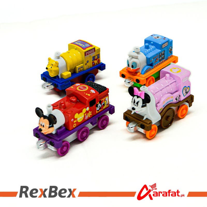 Disney Cartoon Train Metal Die Cast with Magnet Train assorted single unit Action For Kids