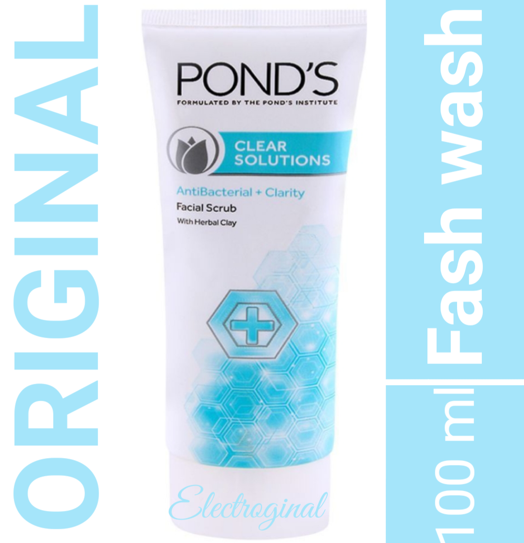 ponds clear solution facial foam