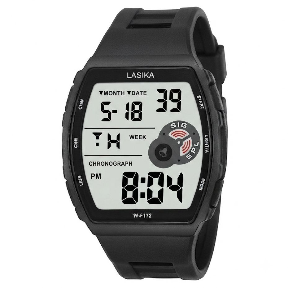 Waterproof Military Digital Watch for Men - Tactical Sports LED Wrist Watch with Alarm, Stopwatch & Date - Rugged Outdoor Fashion Watch