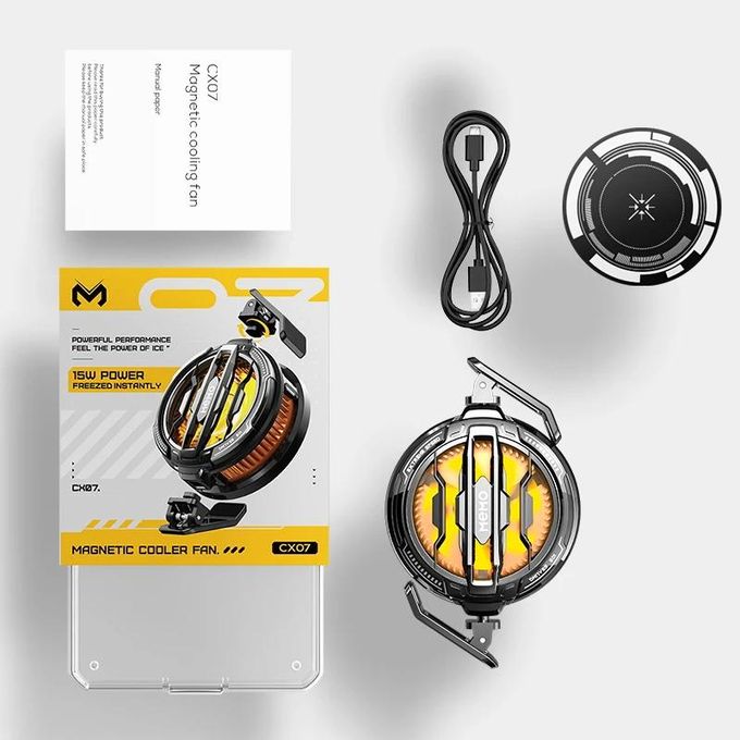 Qasim Radiator MEMO CX07 Magnetic Phone Radiator Phone Cooling Fan Case Cold Wind ...