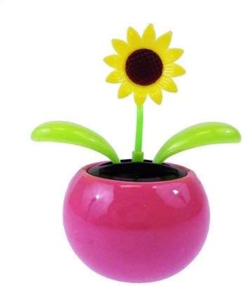 1PC MOVING DANCING SWING FLIP FLAP SOLAR TOY POWER SUNFLOWER APPLE CAR GADGETS GIFT HOME TOYS