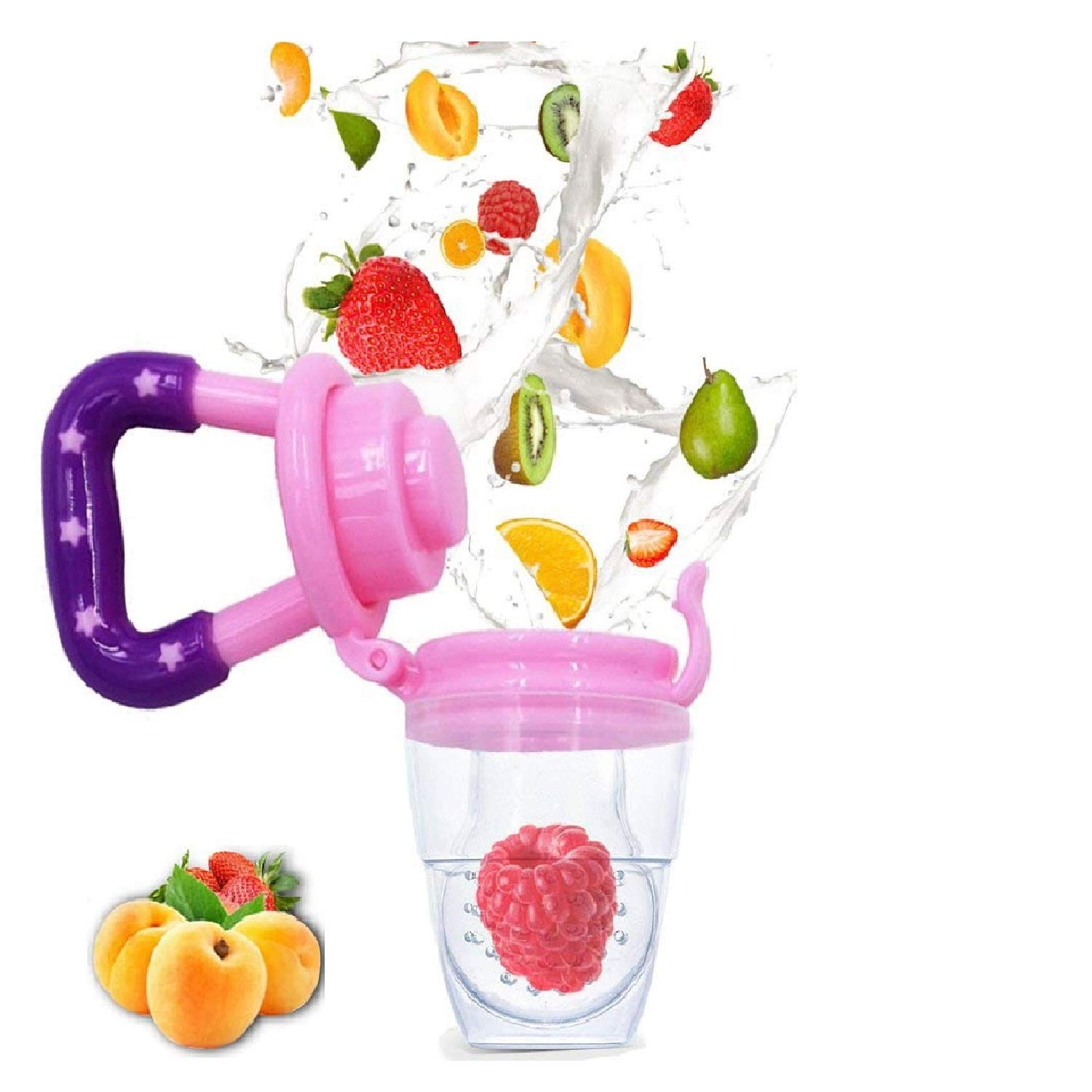 Baby Fruit Feeder, Baby Food Feeder Pacifiers for Teething Relief, Teething Toys for Babies