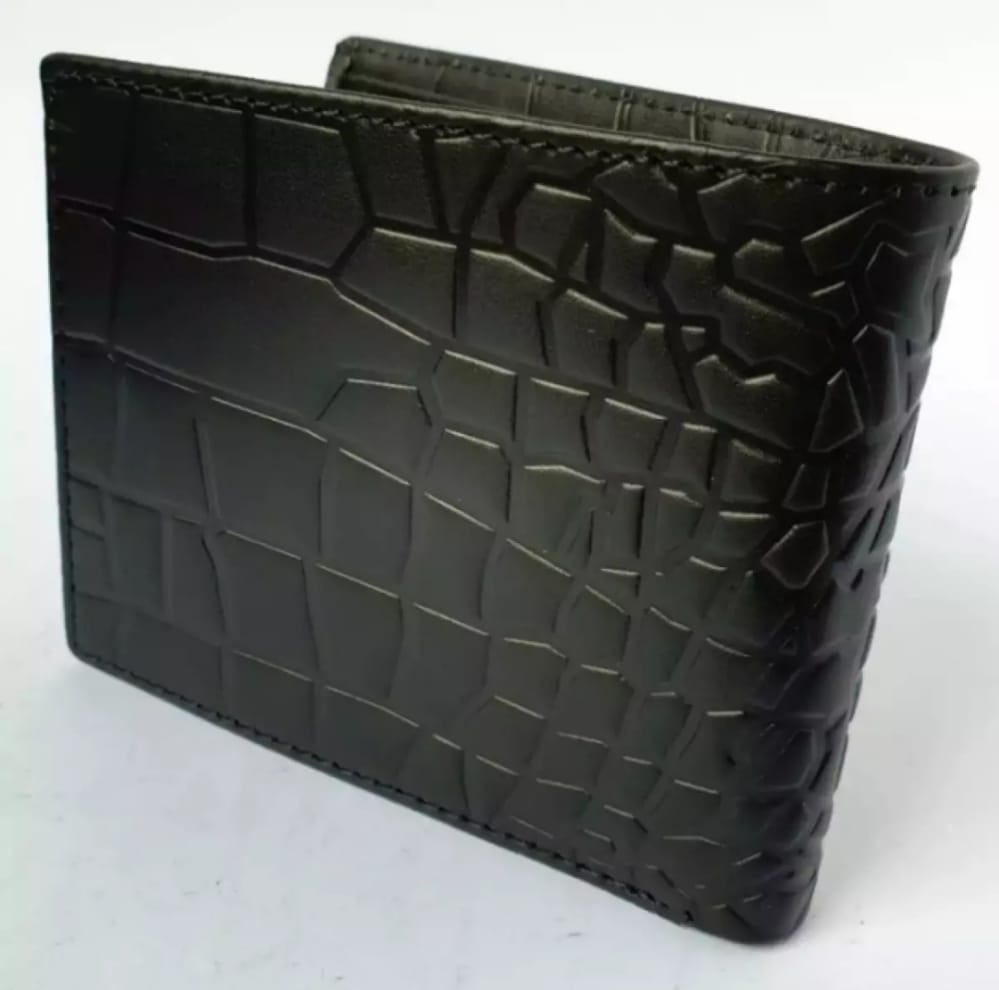 100% Genuine Crocodile Cow Leather Wallet for men