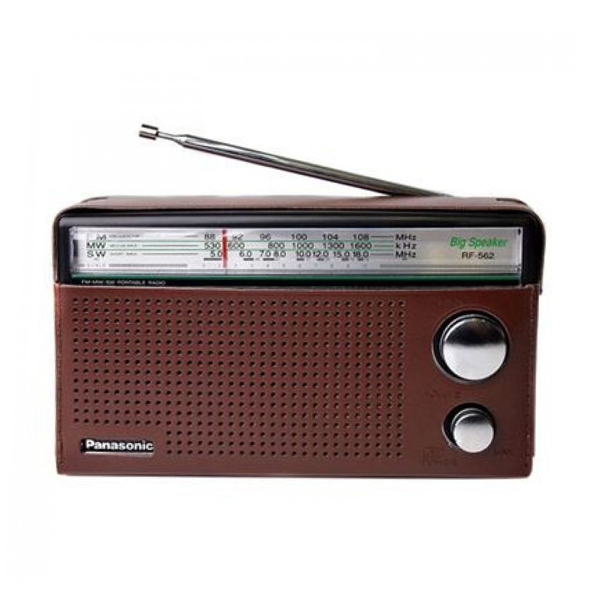 3 Band Portable Radio RF-562 with FM, MW, SW, 800mW Output, 8cm Speaker, and Earphone Terminal