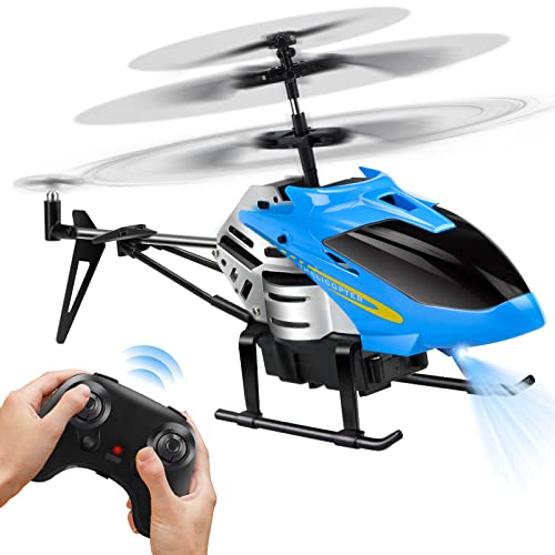 Doraemon|RC Helicopter Remote Control Model No:JQ-1122 – USB Rechargeable Remote Control Flying Toy with LED Lights, 2 Channels & 360° Rotatable for Kids, Boys & Girls