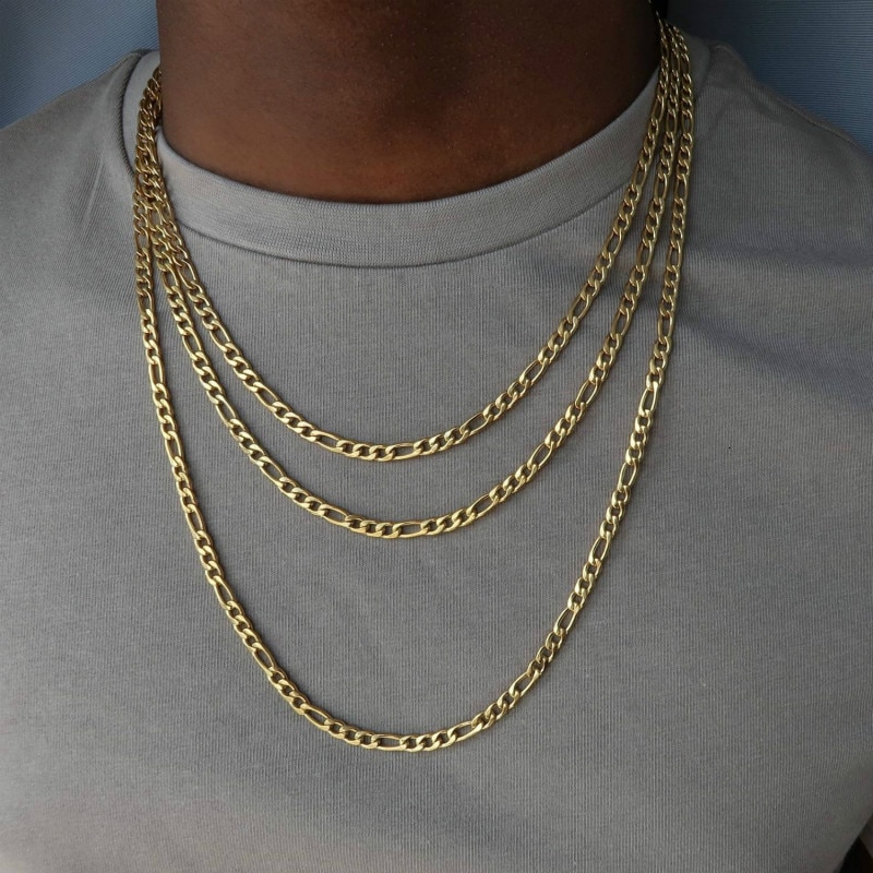 2020 Fashion 4mm Classic Figaro Chain 