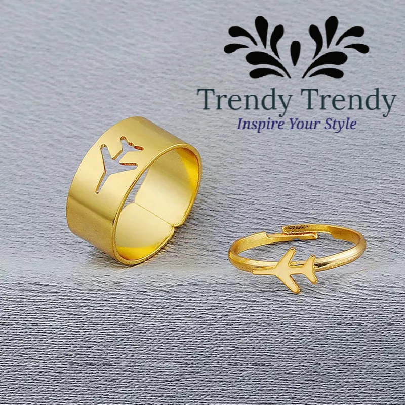 Trendy Trendy Rings Black Butterfly Couple Ring Beautiful Black Butterfly Rings For Couple Gift for Girls Birthday Couple Rings For Lover Size Adjustable Valentines Day Gift for Lovers