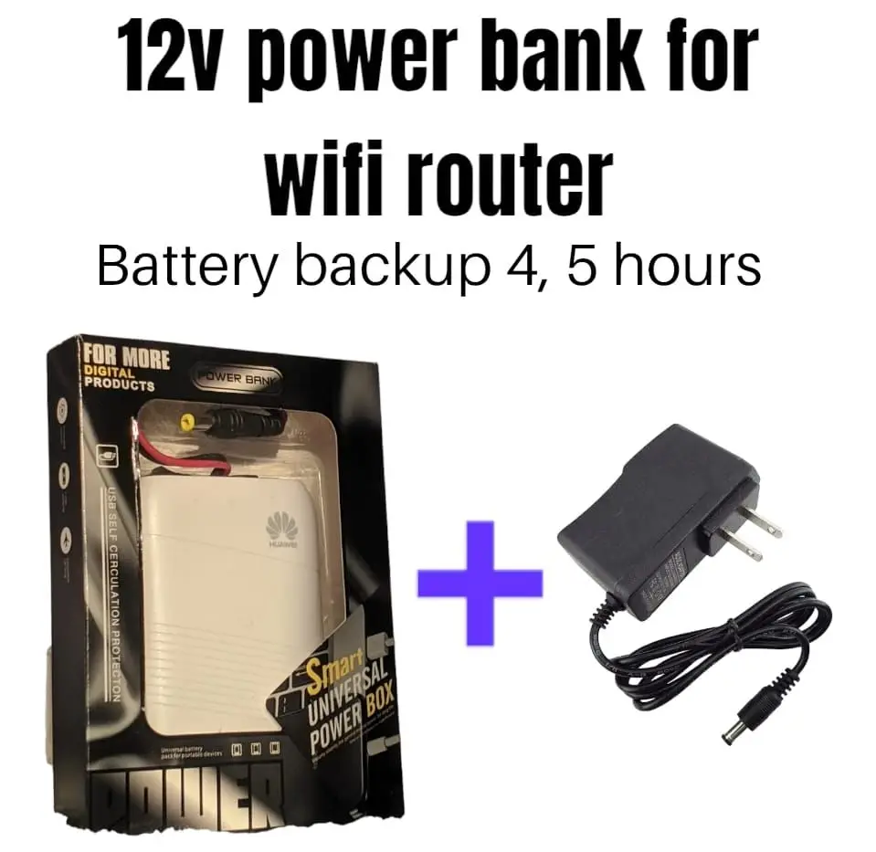 Power Bank for 12V WiFi Router or CCTV Camera | Daraz.pk