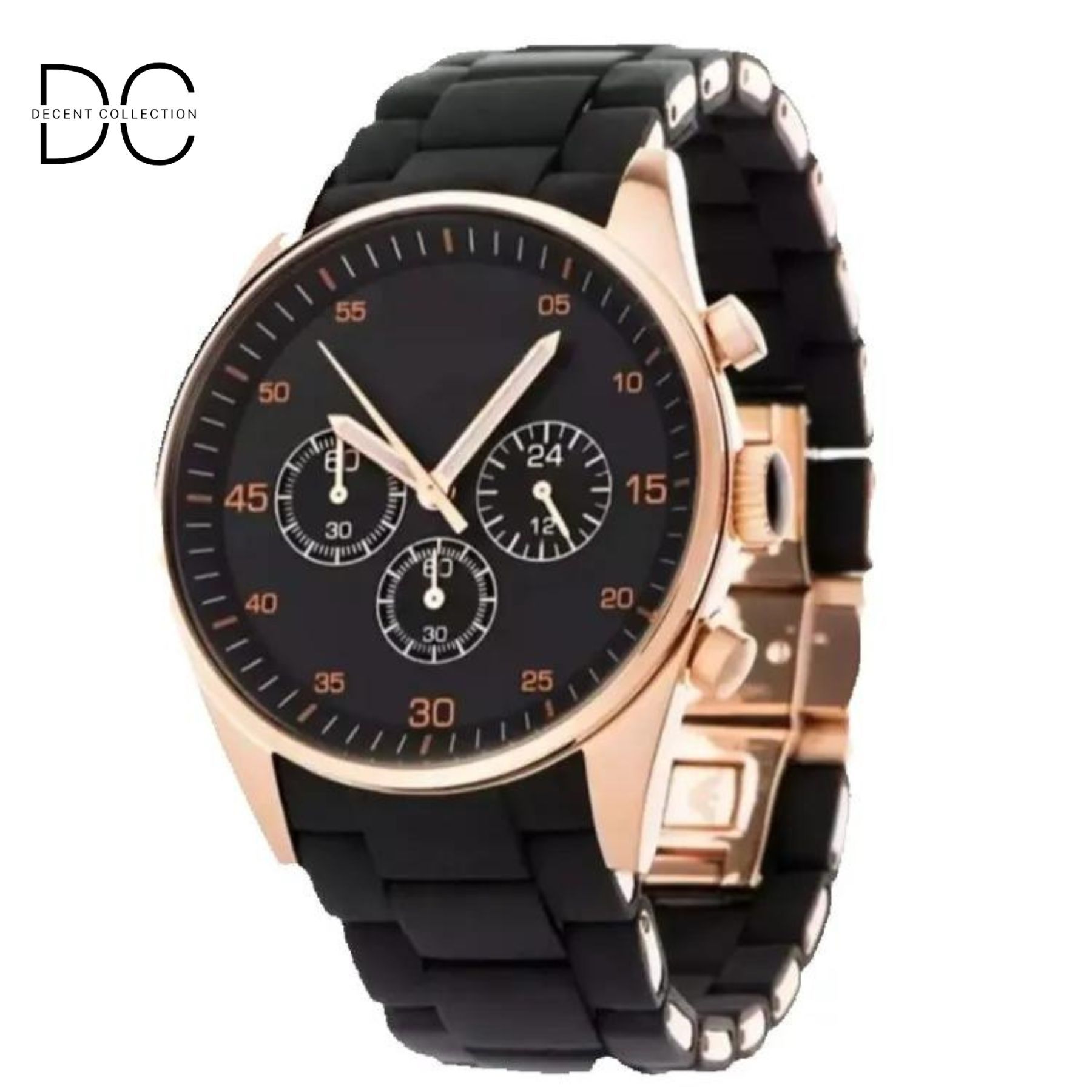 Bin-b Rubber Strap Watch for Men and Boys Silicone Strap Quartz Watch Casual Style Multiple Colors