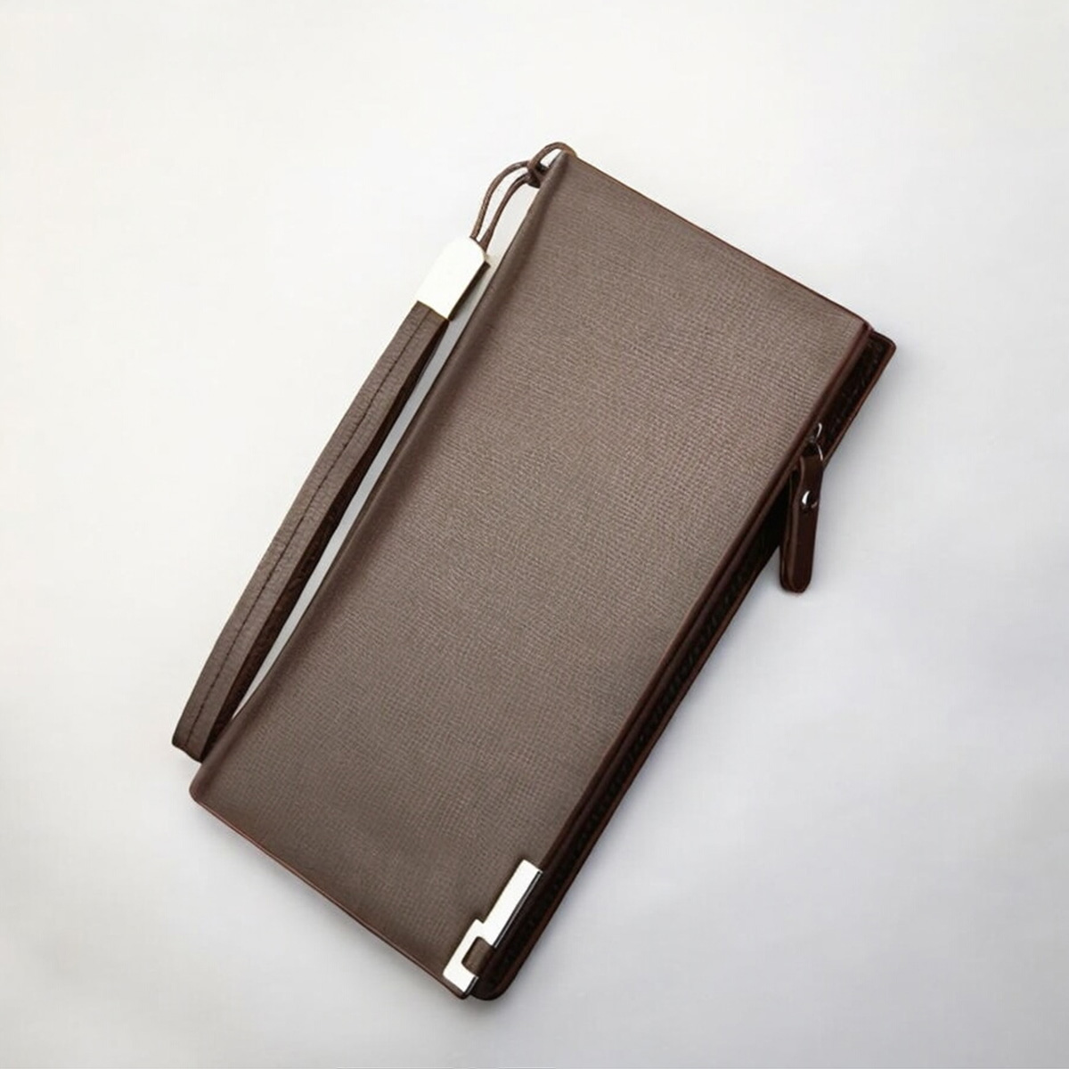Business Class PU Leather Long Hand Clutch Wallet for Women and Men