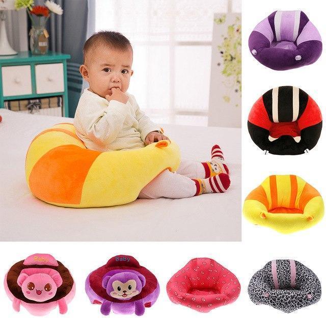 2019 Newest Colorful and comfortable Baby Support Seat Learn sit Soft Chair  Cushion Sofa Plush Pillow Toys