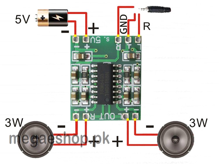 PAM8403 module Super mini digital amplifier