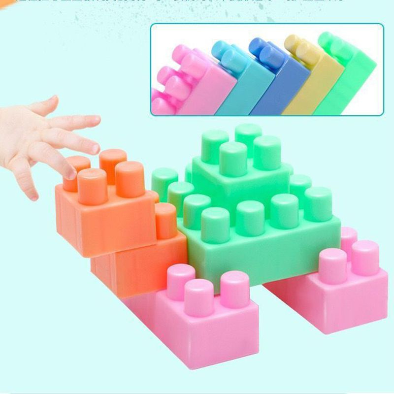 Small blocks bucket-Toys Building Blocks for kids Building Blocks Bucket Multicolor Big Size