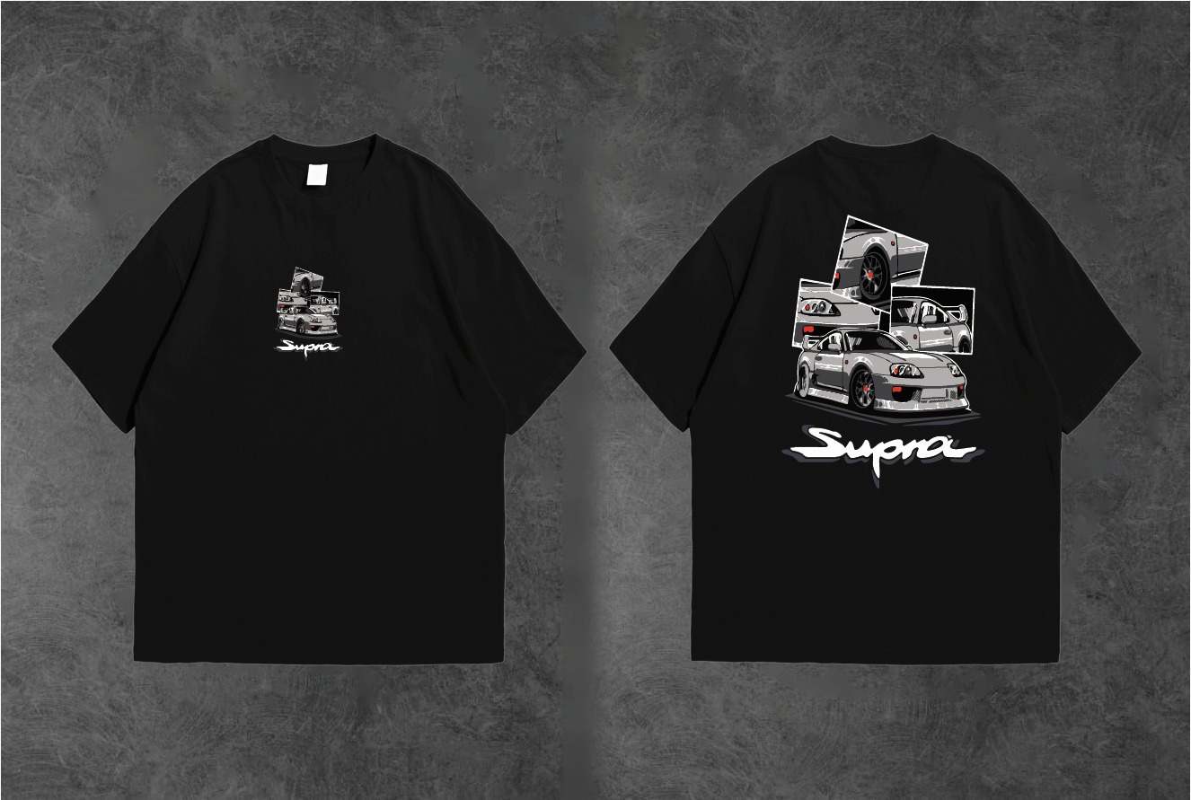 Supra Printed Premium Summer Cotton Half Sleeves O Neck T-Shirt For Men & Women