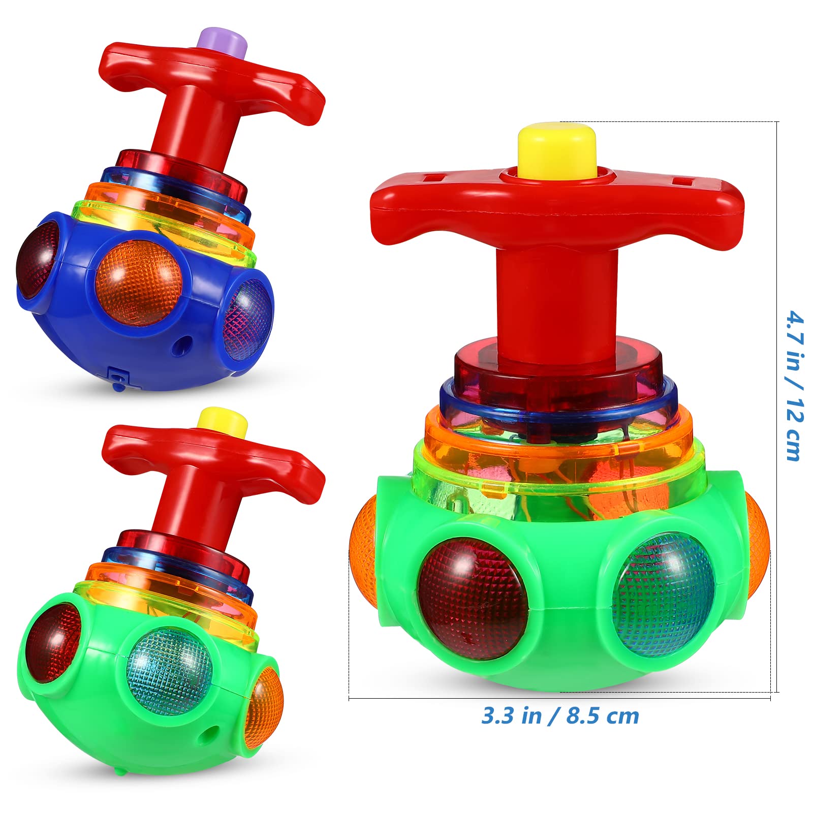 LED Flashing Spinning Top 2023 Hot Light Up Gyroscope Spinner Tops Flash Peg-Top Spinner For Children Classic Kids Toys Luminous