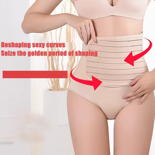 Postpartum Recovery Waist Belt for Women - Adjustable Skeleton Body Shaper Post Pregnancy Belly Maternity Support