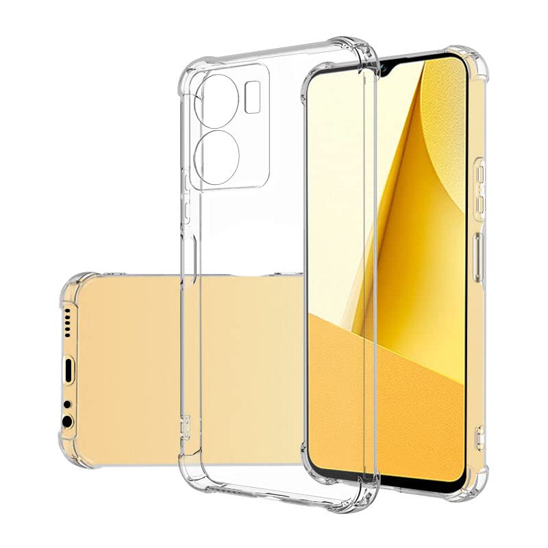 Vivo Y16 Back Cover Transparent Soft Silicone Crystal Clear Case