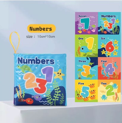 Baby Cloth Book Intelligence Development Early Learning Educational Toy Montessori for Kids Gift