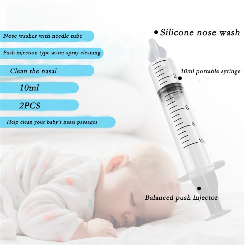 2Pcs 10Ml Needle Tube Nasal Aspirator Baby Care Nasal Aspirator 7 2Pcs 10Ml Needle Tube Nasal Aspirator Baby Care Nasal Aspirator