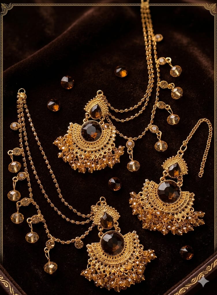 Long Lasting Polish Earring with Tika