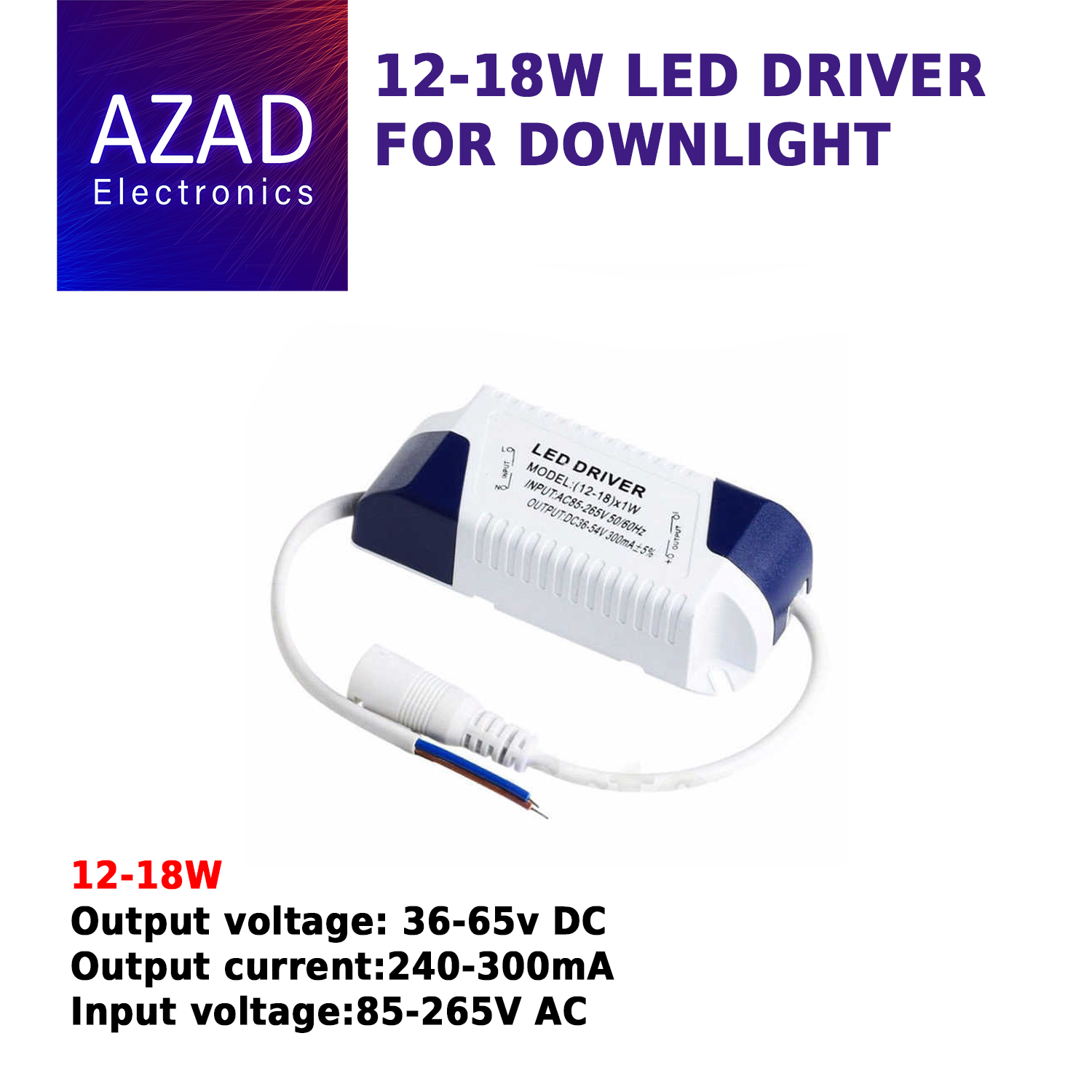 LED Driver 12-18W Downlight | Daraz.pk