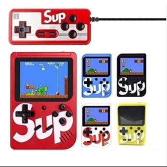 SUP Game Box Plus Console With Controller 400 in 1 Retro Video Games For Kids Handheld Game PAD Gamebox Connects with LCD / TV
