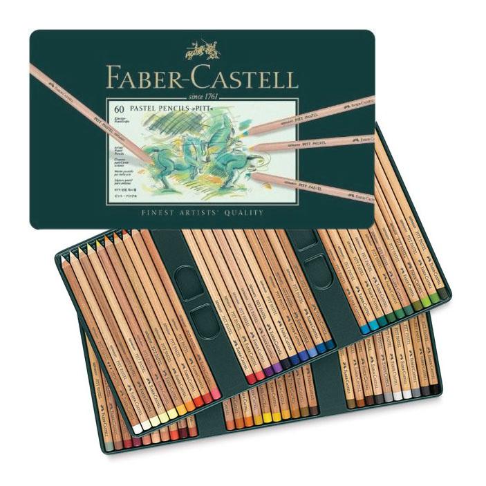 FABER CASTELL Pitt Pastel pencil, tin of 60 | Daraz.pk