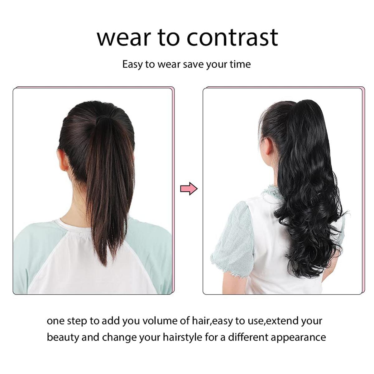 Hair Extension Claw Clip Ponytail for Women