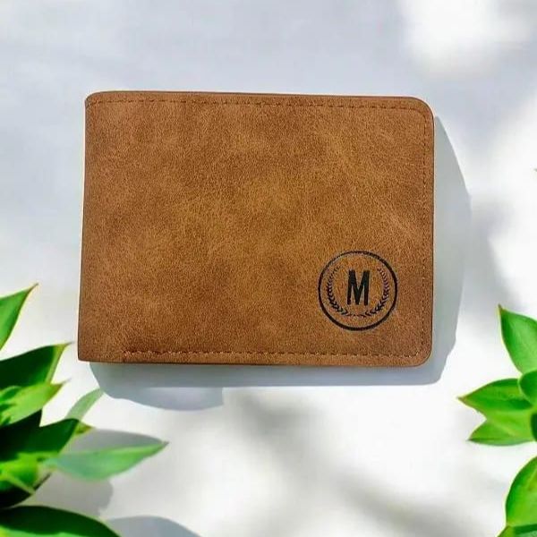 GU-II Male Short Thin Man Purse Wallet Retro Student Cross Leather Purse Young Men's Personality Tide