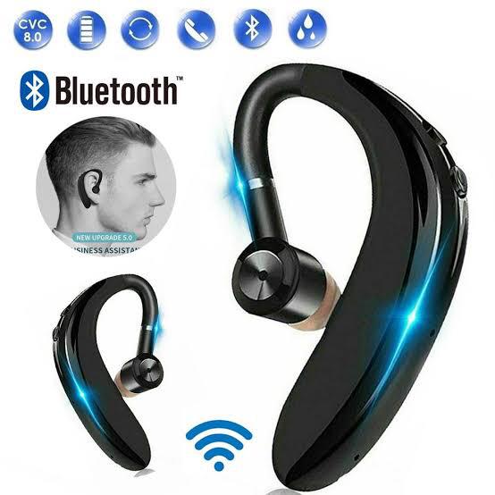 S109 Business Design Wireless Single Bluetooth Earphone Headset (Compatible With All Bluetooth Devices)