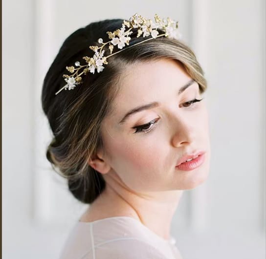 1pc Flower Tiara Crown For Women Bridal Crown For Girls Wedding Princess Birthday Accessories