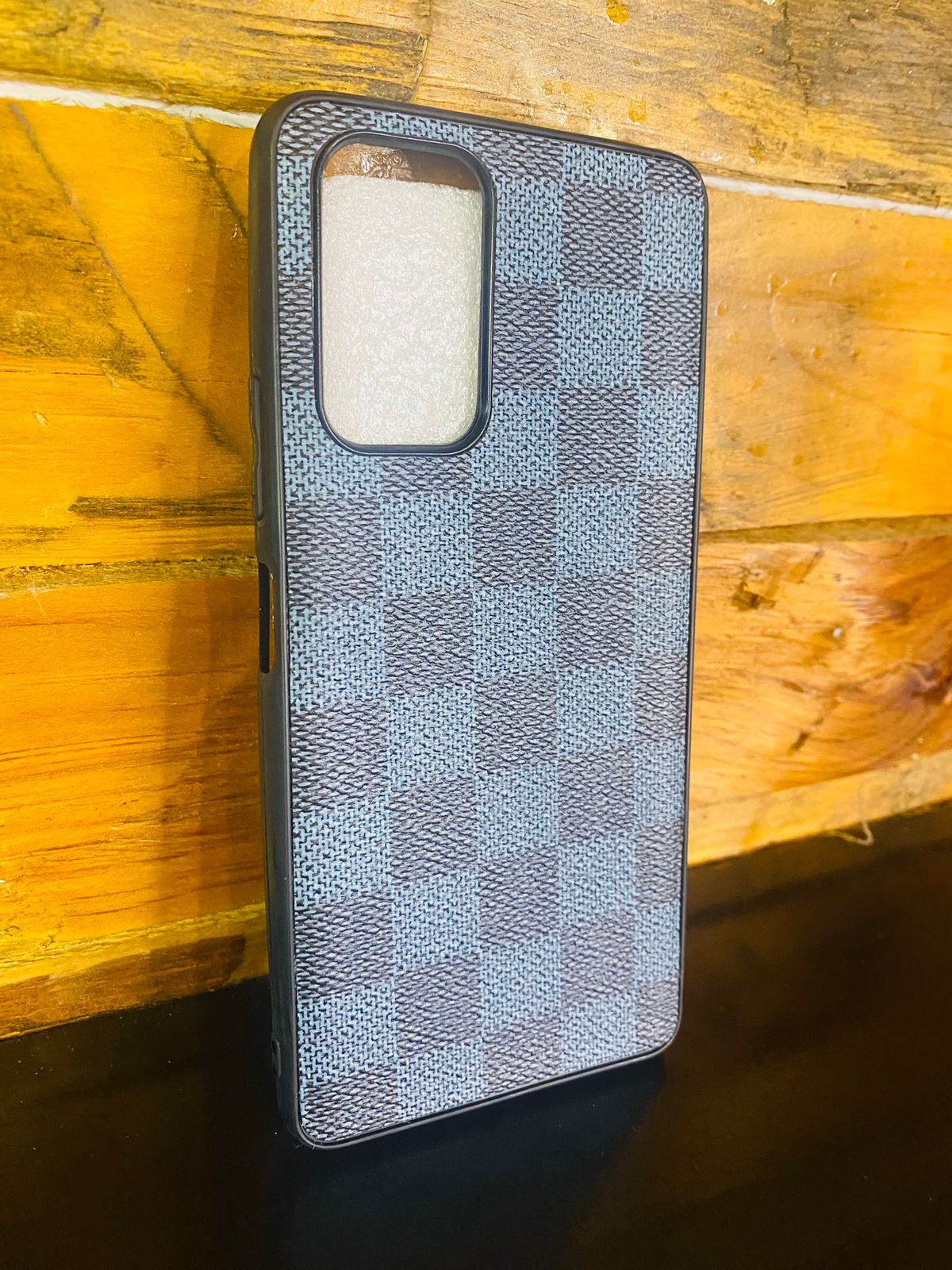 Redmi Note 10 Pro   Fashion Texture Grid Leather Back Cover