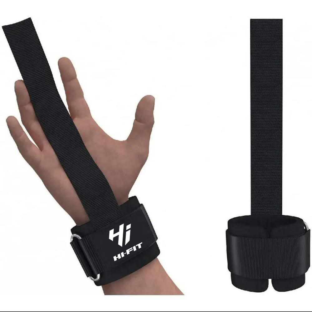 Weightlifting Premium Padded Gym Straps Wrist Support and Protection Bar lifting Strap for Workout Adjustable Brace For Secure-Workout