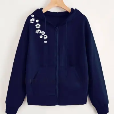 Girls navy shop blue hoodie