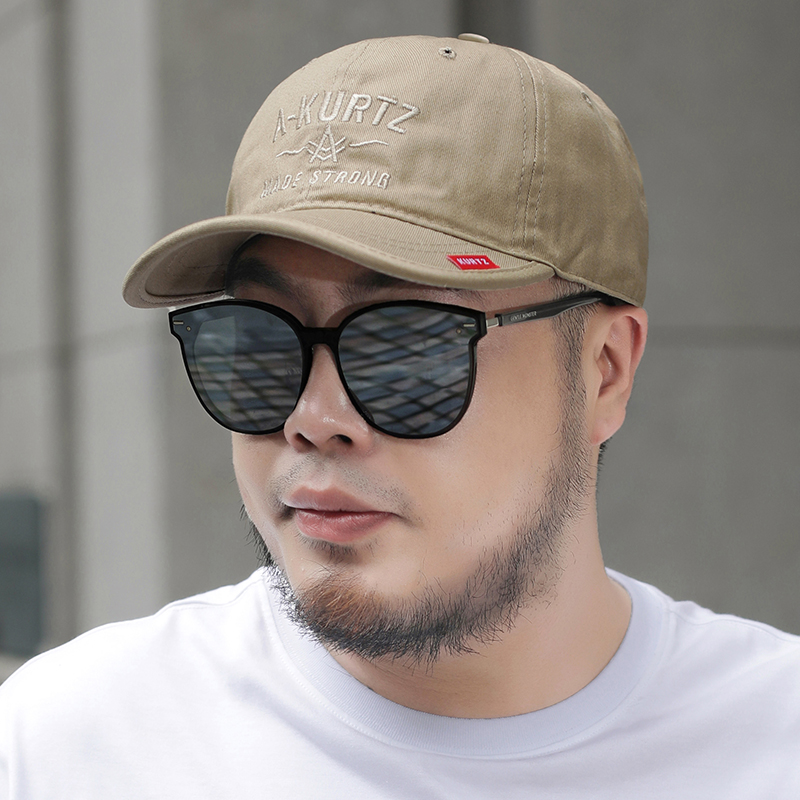 round face baseball cap head 