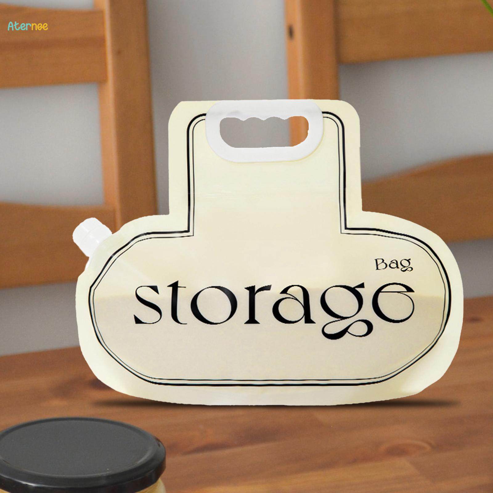 Food Storage Bag Airtight Cereal Storage Containers Pouch Kitchen Organizer 1-Pcs