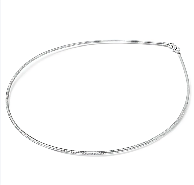 Snake Chain In Silver Life Time Color Warranty Fore Man-Boys